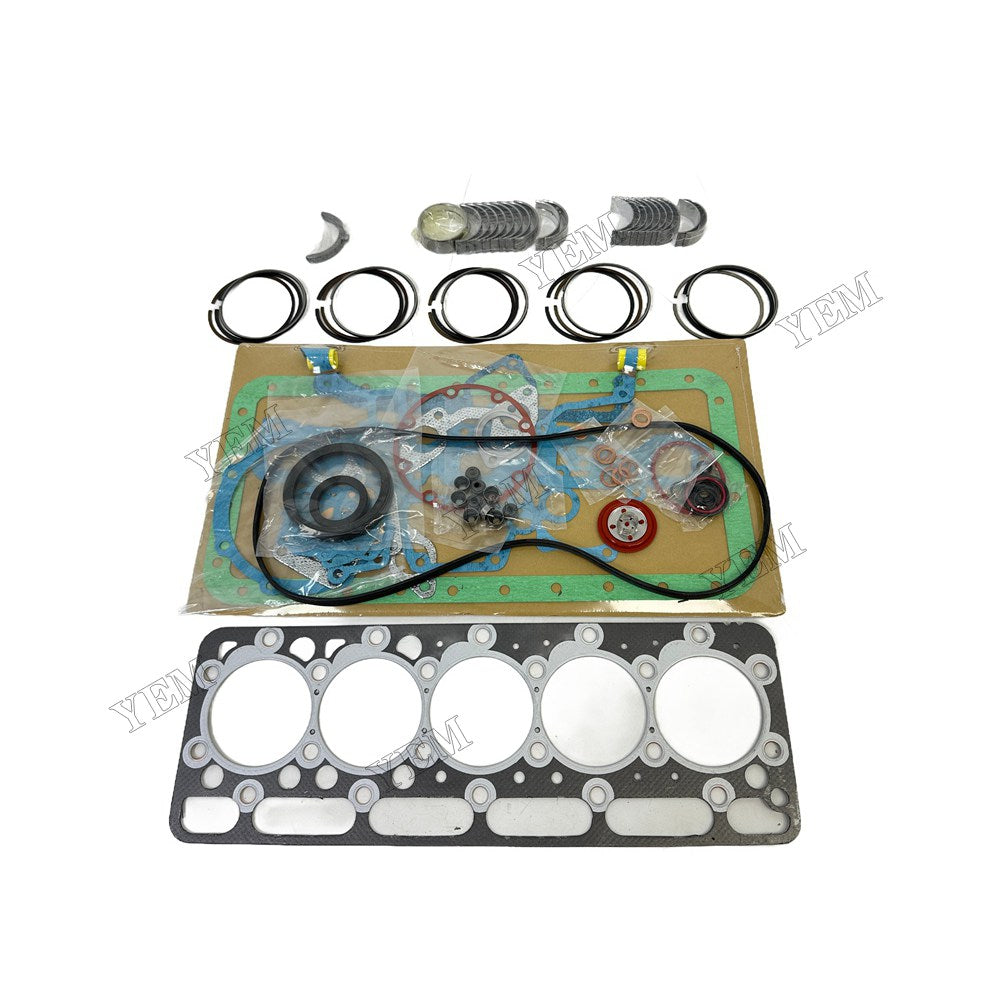 Piston ring set Gasket kit Crankshaft and Rod Bearings Set For Kubota F2803 Engine