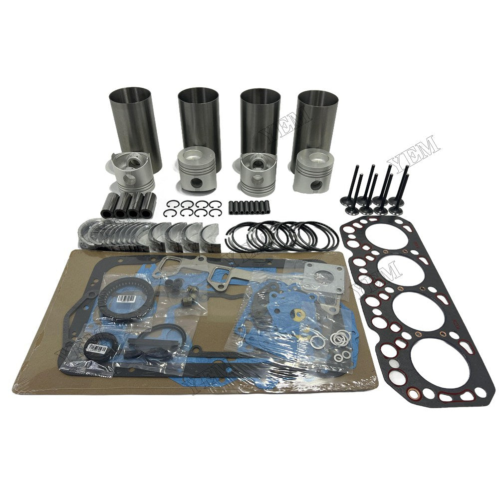 Engine Overhaul Kit Main And Rod bearings Gasket Set Valve Guide For Mitsubishi K4M Engine