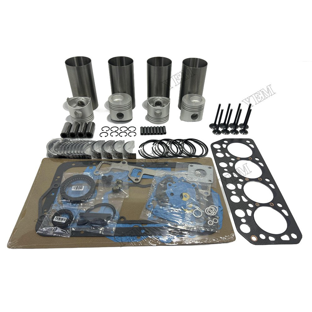 Engine Overhaul Kit Main And Rod bearings Gasket Set Valve Guide For Mitsubishi K4F Engine