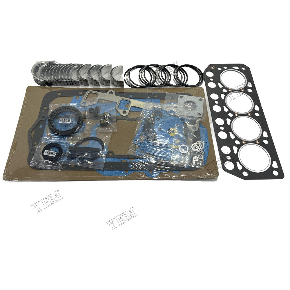 Piston ring set Gasket kit Crankshaft and Rod Bearings Set For Mitsubishi K4D Engine