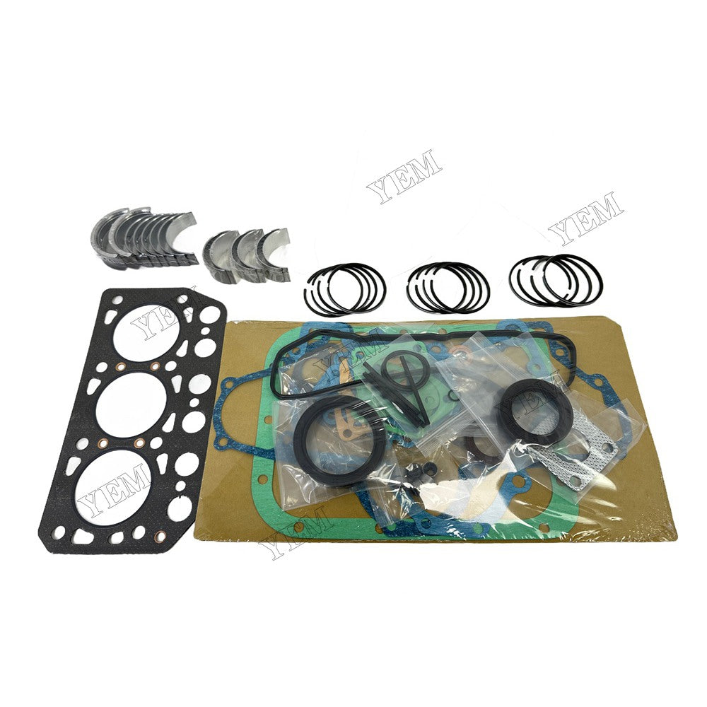 K3D Piston ring set Gasket kit Crankshaft and Rod Bearings Set For Mitsubishi