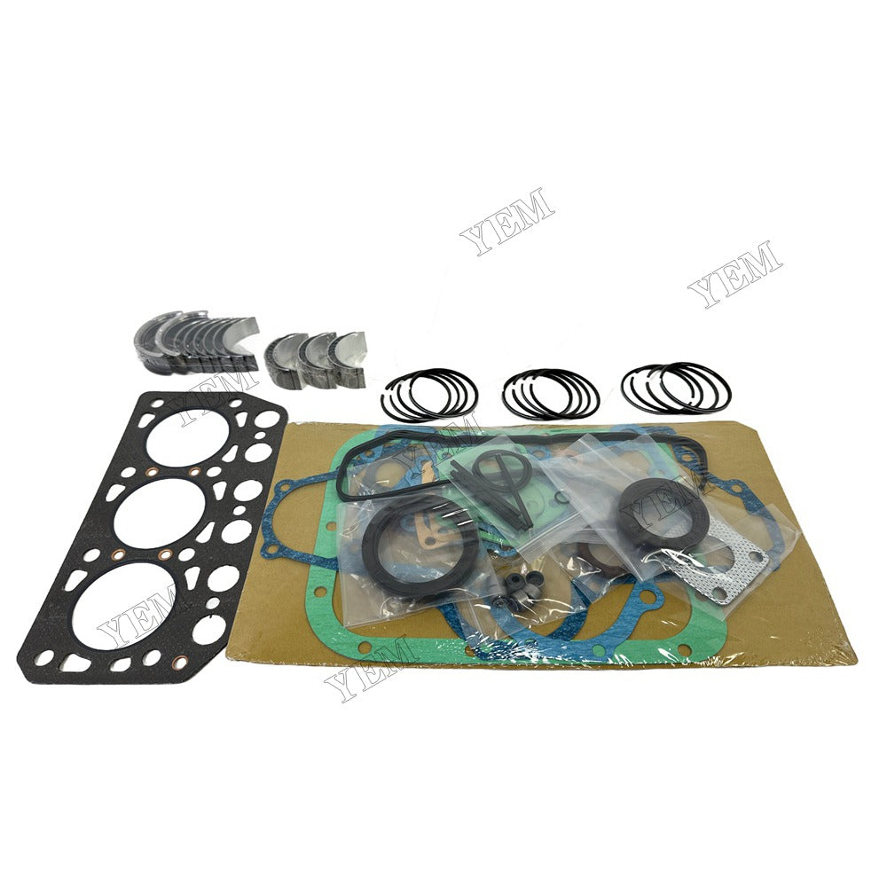 K3D Piston ring set Gasket kit Crankshaft and Rod Bearings Set For Mitsubishi Foe Mitsubishi