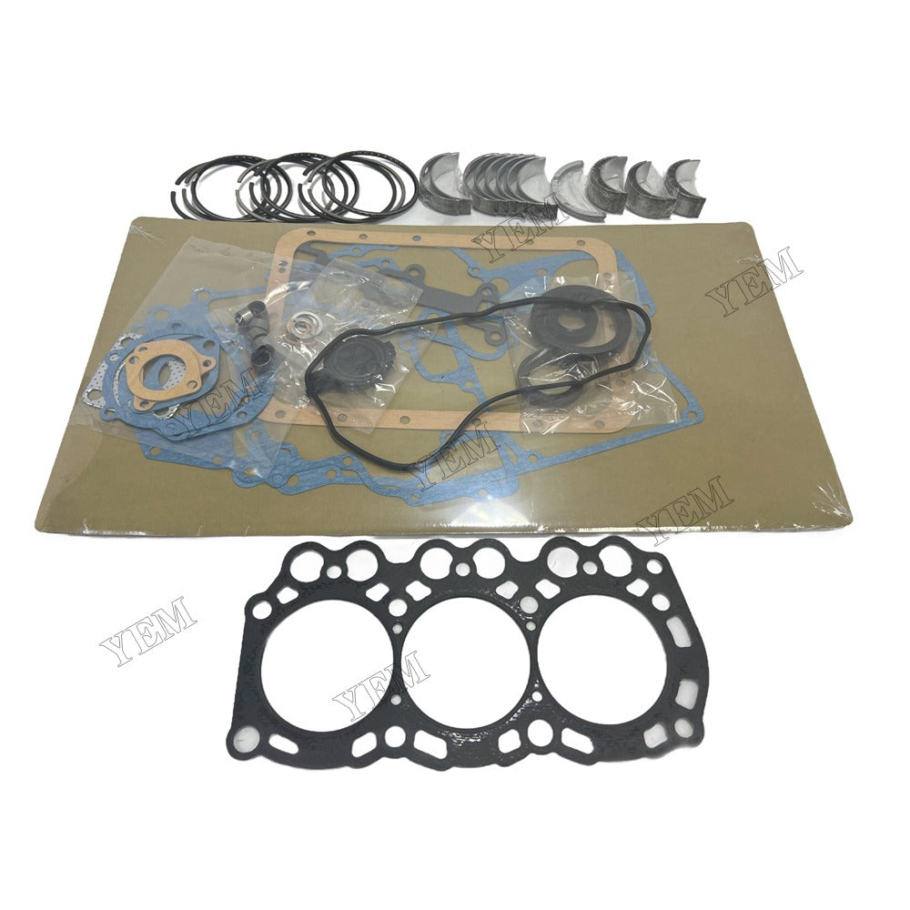 L3C Piston ring set Gasket kit Crankshaft and Rod Bearings Set For Mitsubishi