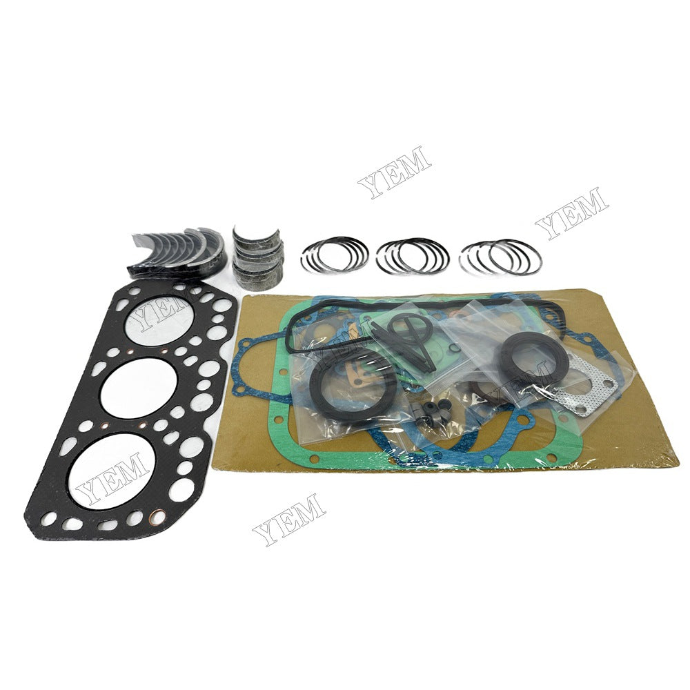 Piston ring set Gasket kit Crankshaft and Rod Bearings Set For Mitsubishi K3H Engine Foe Mitsubishi