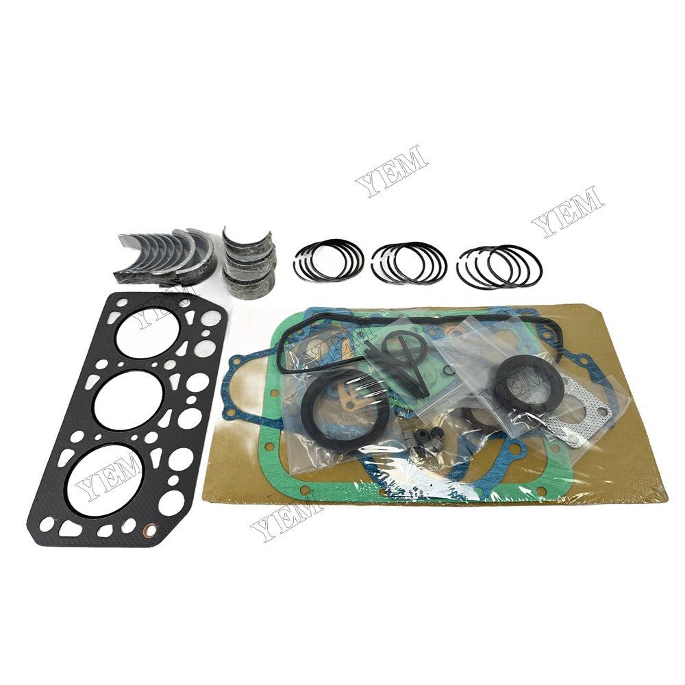 Piston ring set Gasket kit Crankshaft and Rod Bearings Set For Isuzu K3C Engine