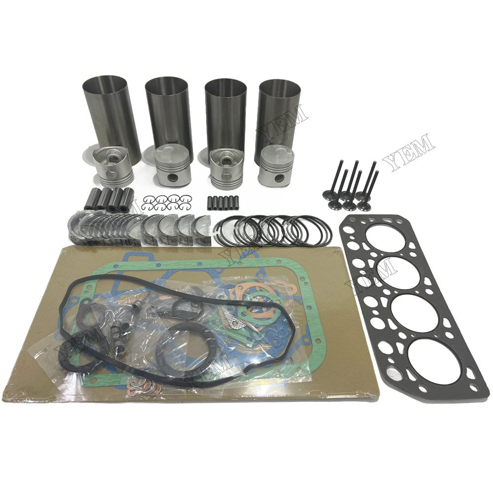 Engine Overhaul Kit Main And Rod bearings Gasket Set Valve Guide For Mitsubishi K4E Engine