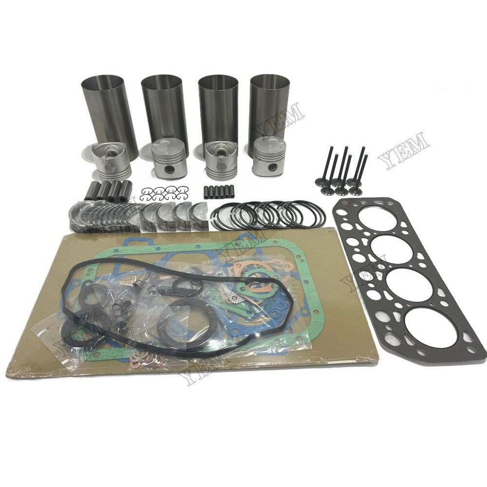 Engine Overhaul Kit Main And Rod bearings Gasket Set Valve Guide For Mitsubishi K4E Engine Foe Mitsubishi