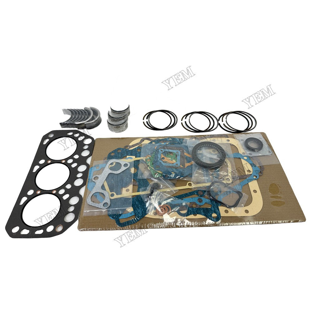 K3M Piston ring set Gasket kit Crankshaft and Rod Bearings Set For Mitsubishi Foe Mitsubishi