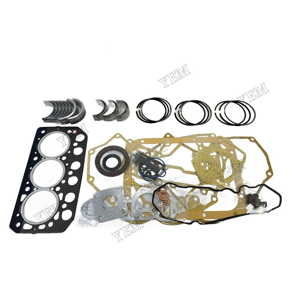 S3L Piston ring set Gasket kit Crankshaft and Rod Bearings Set For Mitsubishi