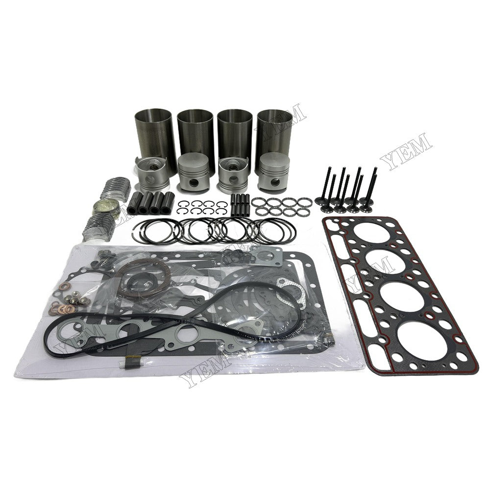 V1501 Overhaul Rebuild Kit Gasket Main and Connecting rod bearings Valve Kit For Kubota