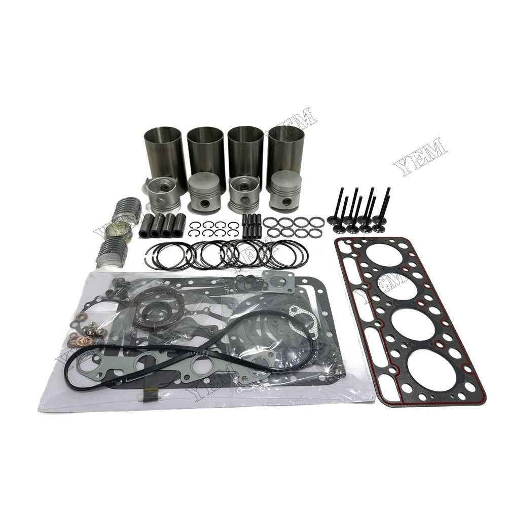 V1501 Overhaul Rebuild Kit Gasket Main and Connecting rod bearings Valve Kit For Kubota Foe Kubota