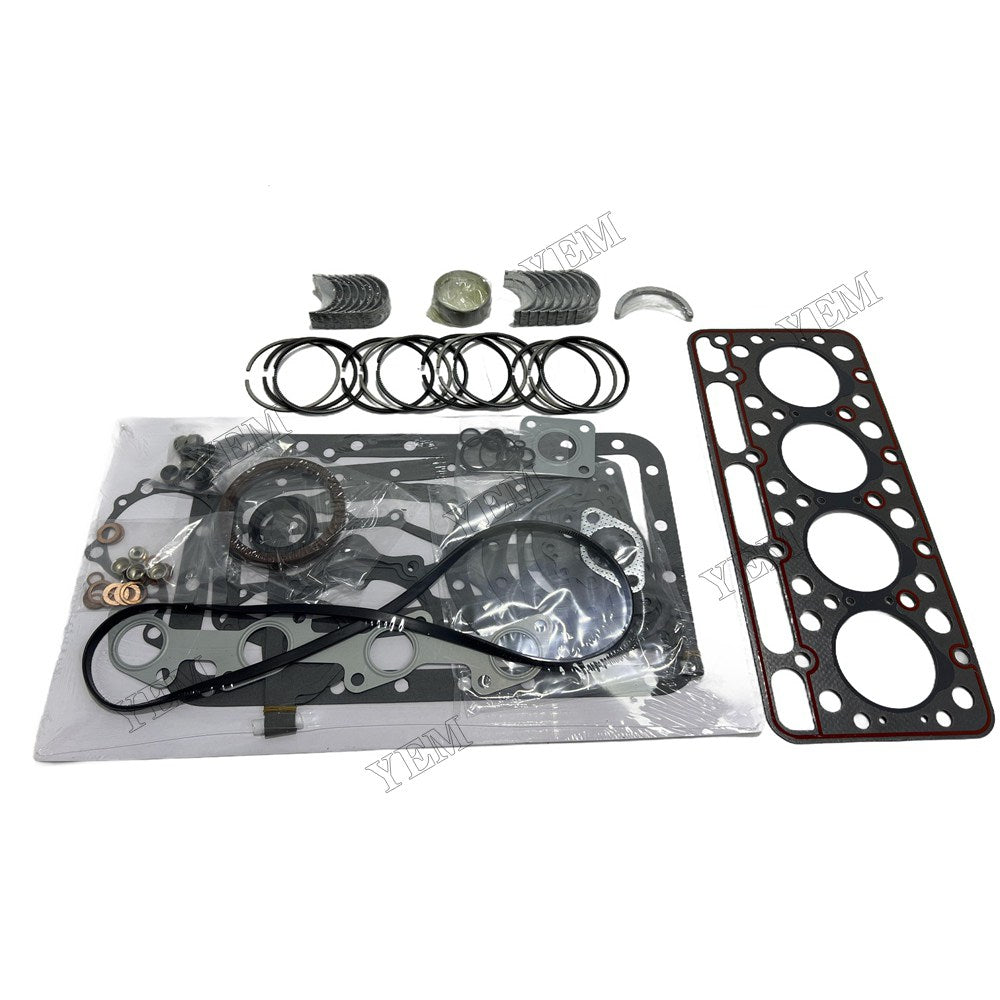 Piston ring set Gasket kit Crankshaft and Rod Bearings Set For Kubota V1702 Engine Foe Kubota