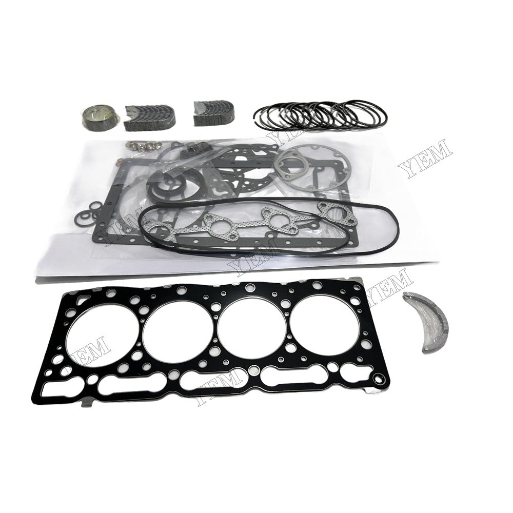 V1305 Piston ring set Gasket kit Crankshaft and Rod Bearings Set For Kubota