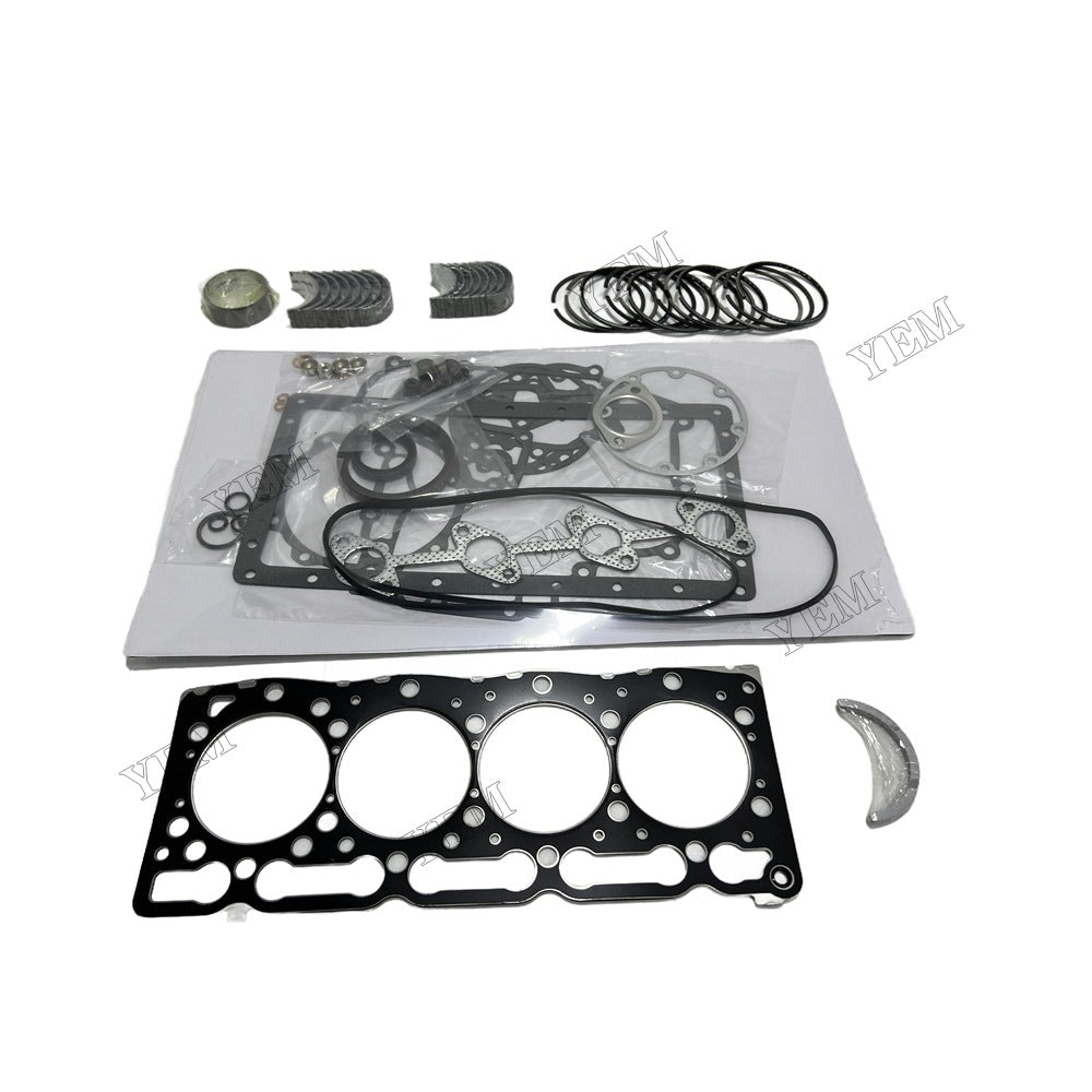 V1305 Piston ring set Gasket kit Crankshaft and Rod Bearings Set For Kubota Foe Kubota