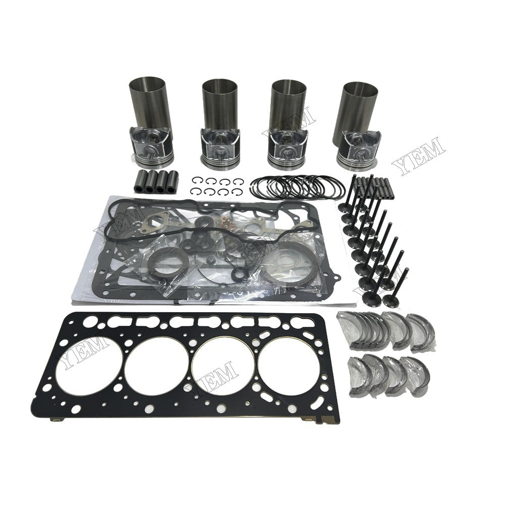 12V C3.8 Engine Overhaul Kit Main And Rod bearings Gasket Set Valve Guide For Kubota Foe Caterpillar