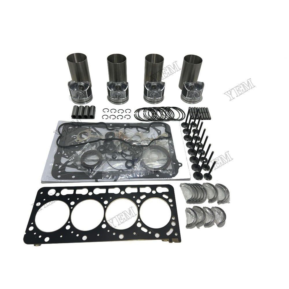 12V C3.8 Engine Overhaul Kit Main And Rod bearings Gasket Set Valve Guide For Kubota Foe Caterpillar