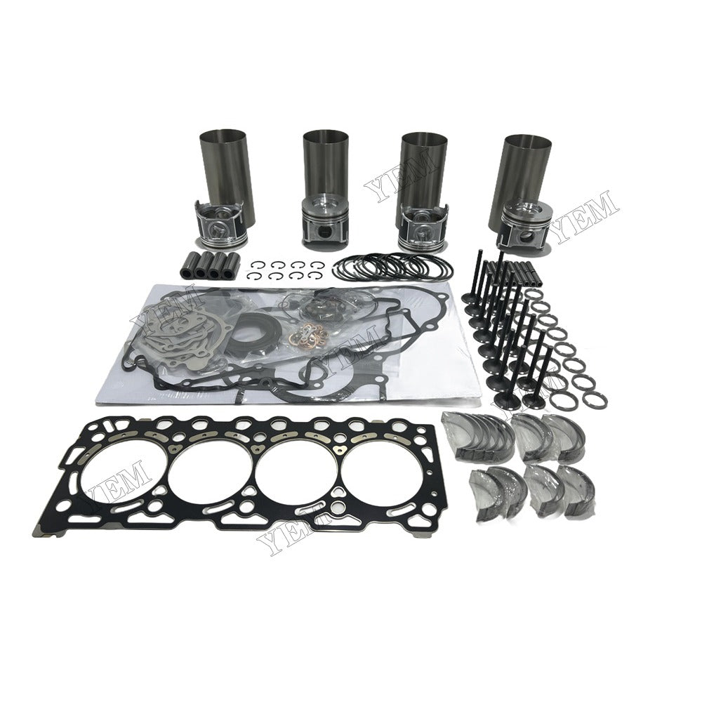 16V V3307 Overhaul Rebuild Kit Gasket Main and Connecting rod bearings Valve Kit For Kubota