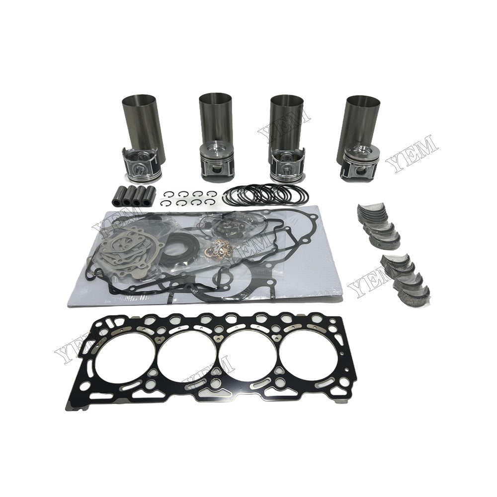 16V V3307 Complete Engine Rebuild Kit With Gasket Bearing For Kubota