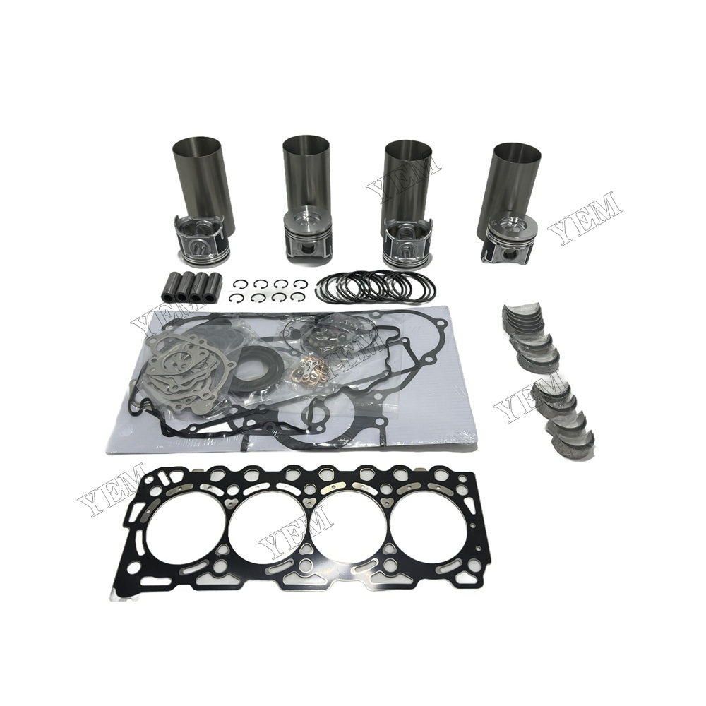 16V V3307 Complete Engine Rebuild Kit With Gasket Bearing For Kubota Foe Kubota