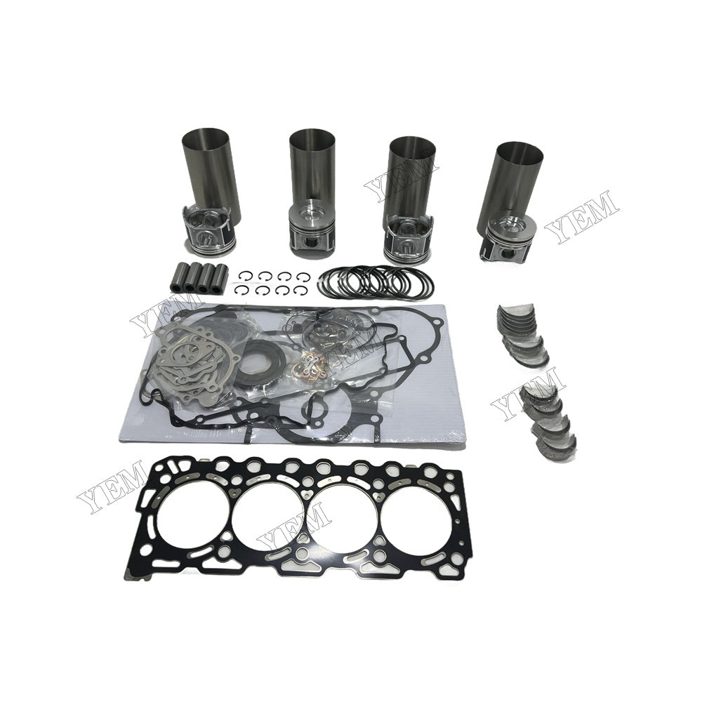 16V V3307 Complete Engine Rebuild Kit With Gasket Bearing For Kubota Foe Kubota