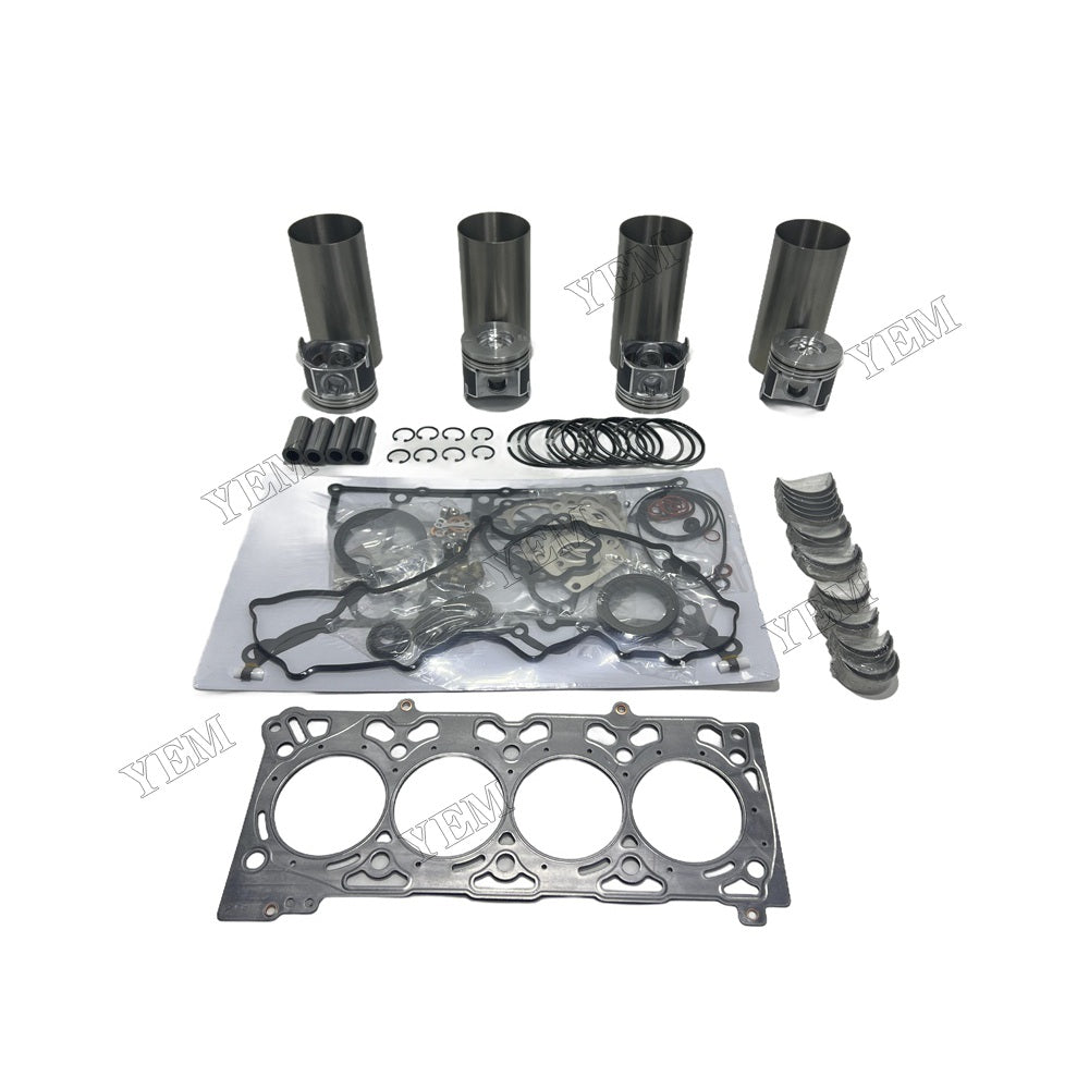 16V V2607 Complete Engine Rebuild Kit With Gasket Bearing For Kubota Foe Kubota