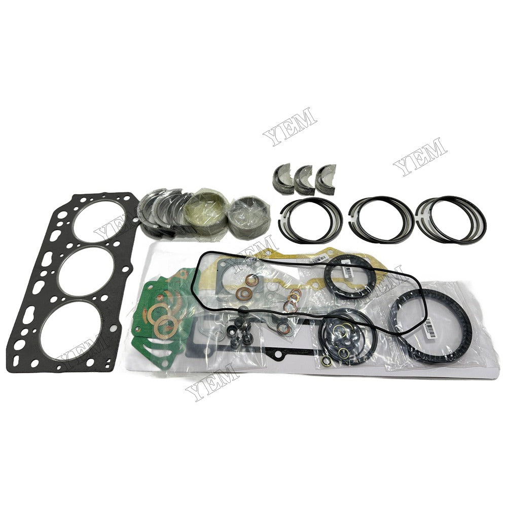 3TN84 Piston ring set Gasket kit Crankshaft and Rod Bearings Set For Yanmar