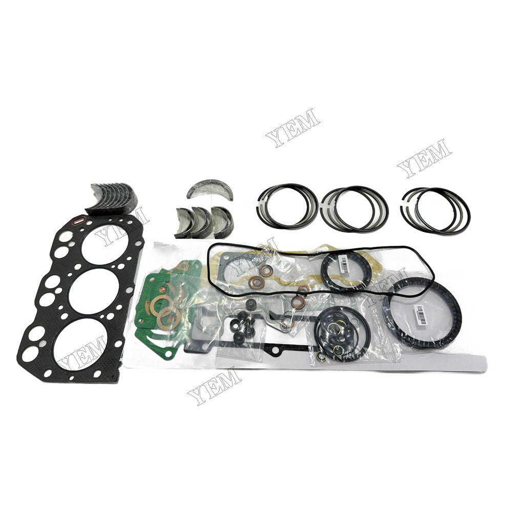 3YM20 Piston ring set Gasket kit Crankshaft and Rod Bearings Set For Yanmar