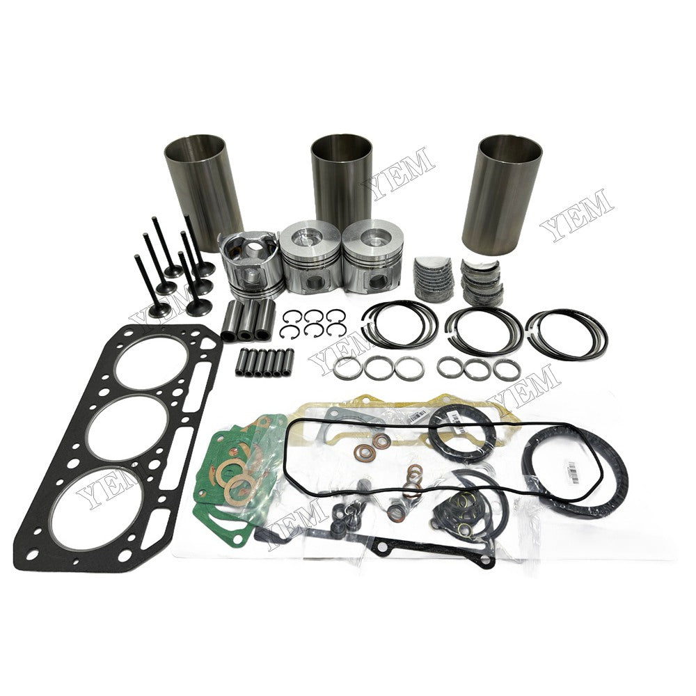 Overhaul Rebuild Kit Gasket Main and Connecting rod bearings Valve Kit For Yanmar 3TNV84 Engine Foe Yanmar