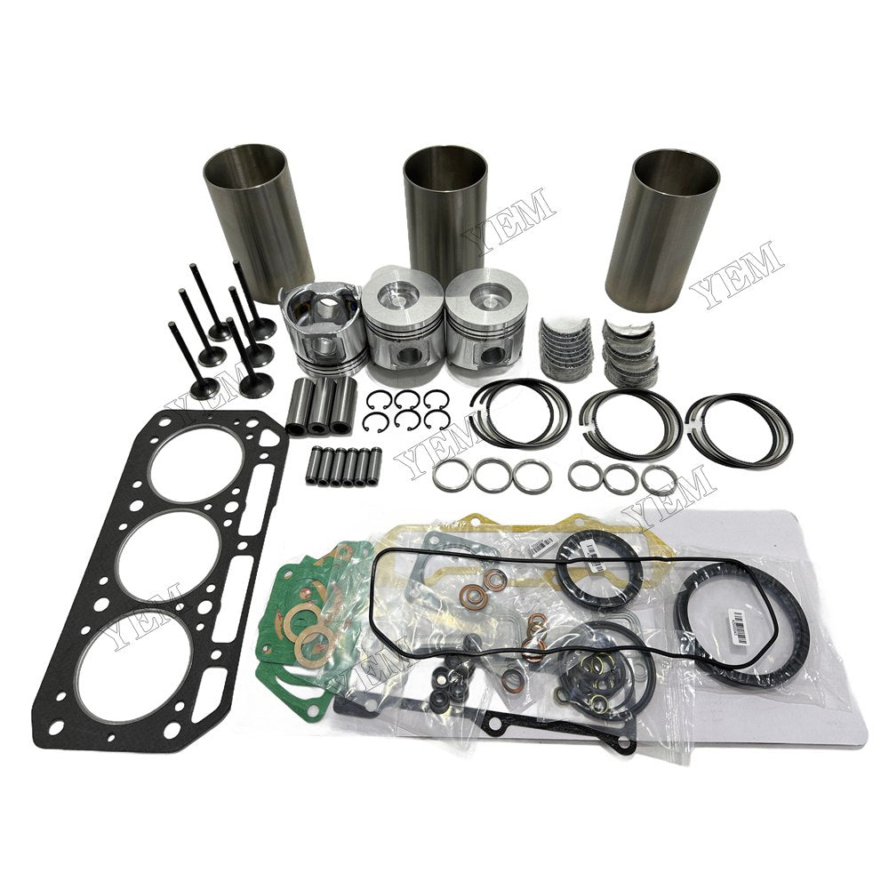 Overhaul Rebuild Kit Gasket Main and Connecting rod bearings Valve Kit For Yanmar 3TNV84 Engine Foe Yanmar