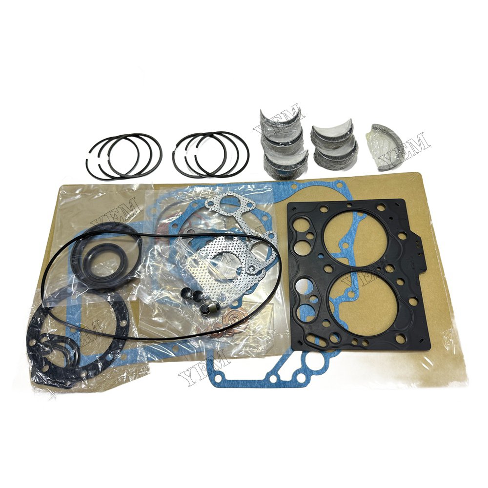 Piston ring set Gasket kit Crankshaft and Rod Bearings Set For Yanmar 3TN66E Engine