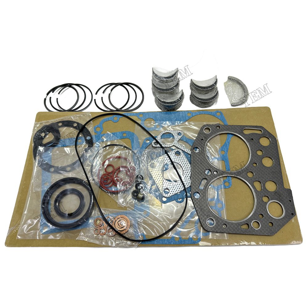 TK270 Piston ring set Gasket kit Crankshaft and Rod Bearings Set For Yanmar