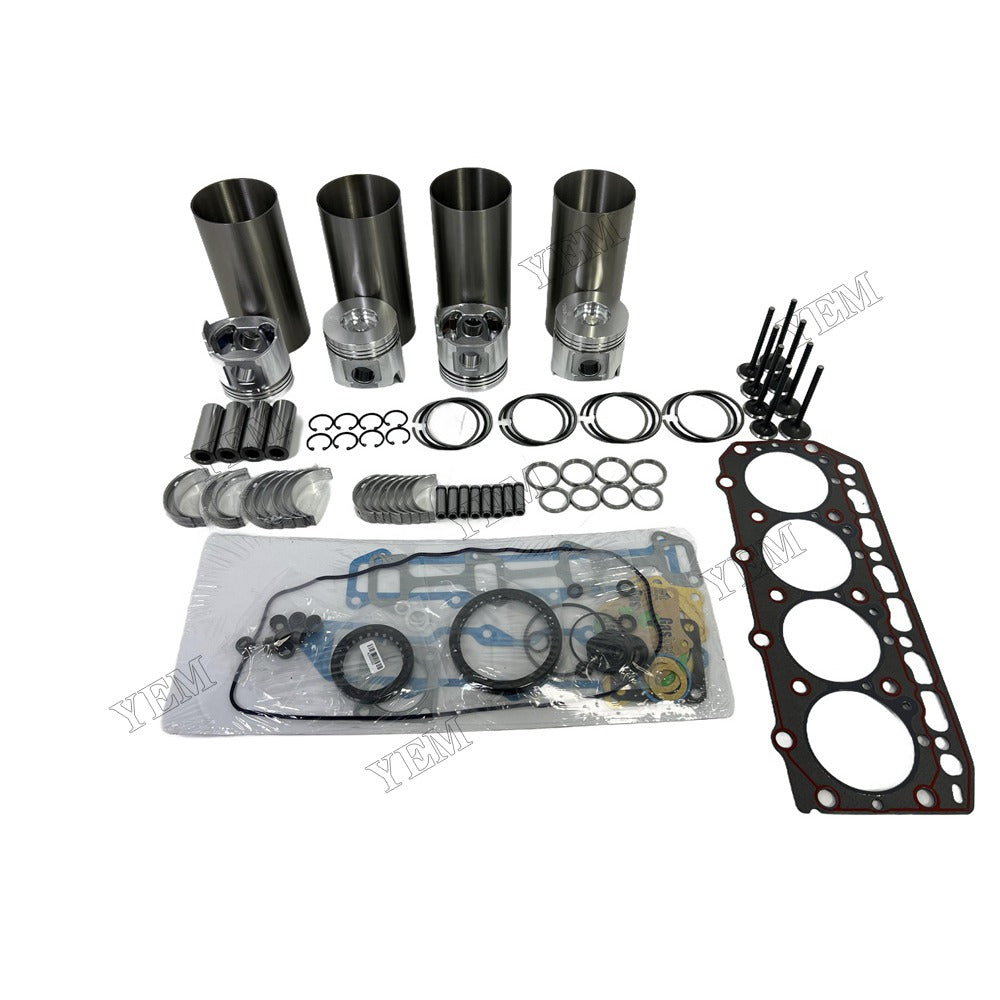 Overhaul Rebuild Kit Gasket Main and Connecting rod bearings Valve Kit For Yanmar TK488 Engine