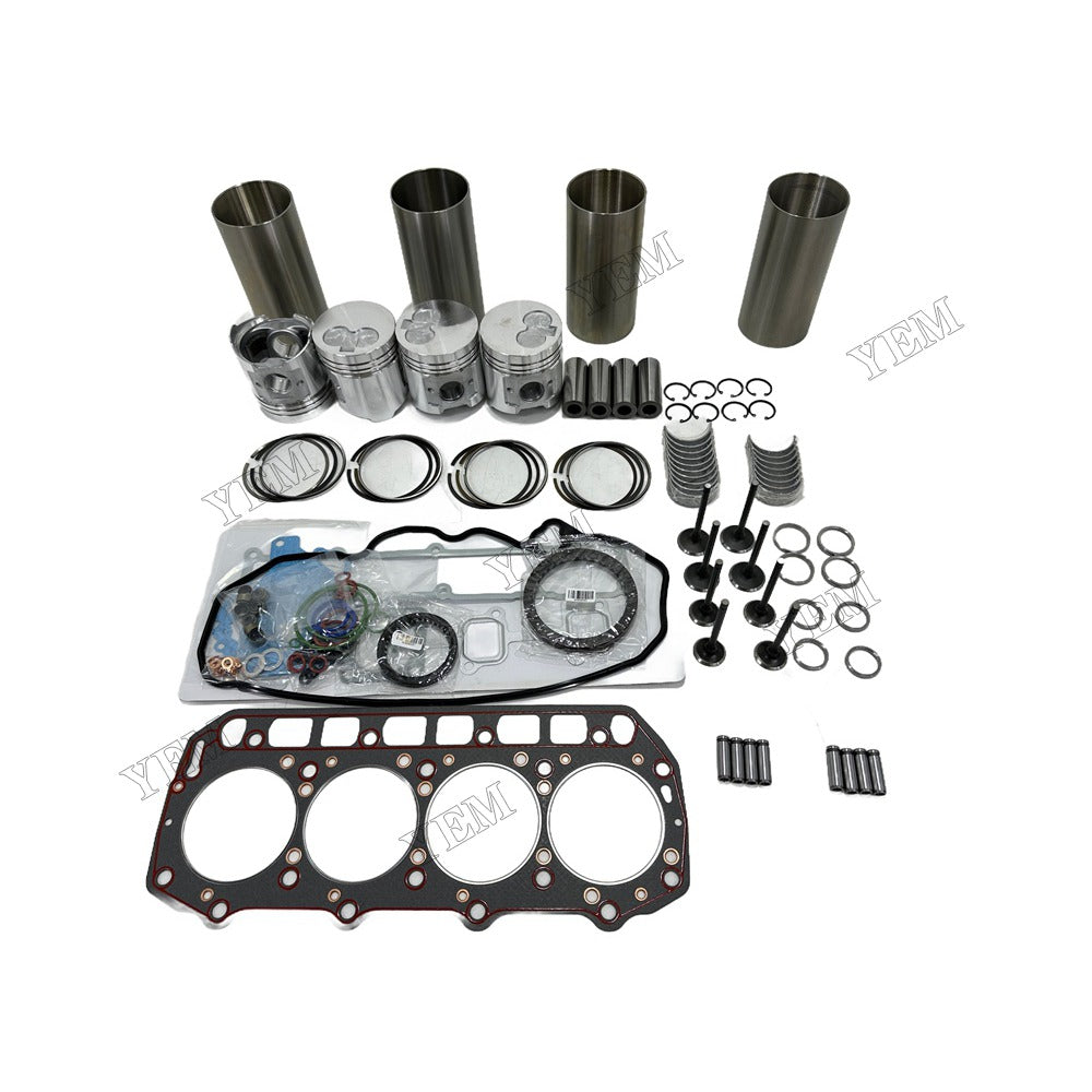 4TNE94 Overhaul Rebuild Kit Gasket Main and Connecting rod bearings Valve Kit For Yanmar