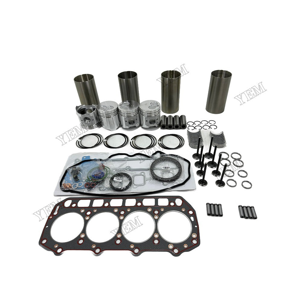 4TNE94 Overhaul Rebuild Kit Gasket Main and Connecting rod bearings Valve Kit For Yanmar Foe Yanmar