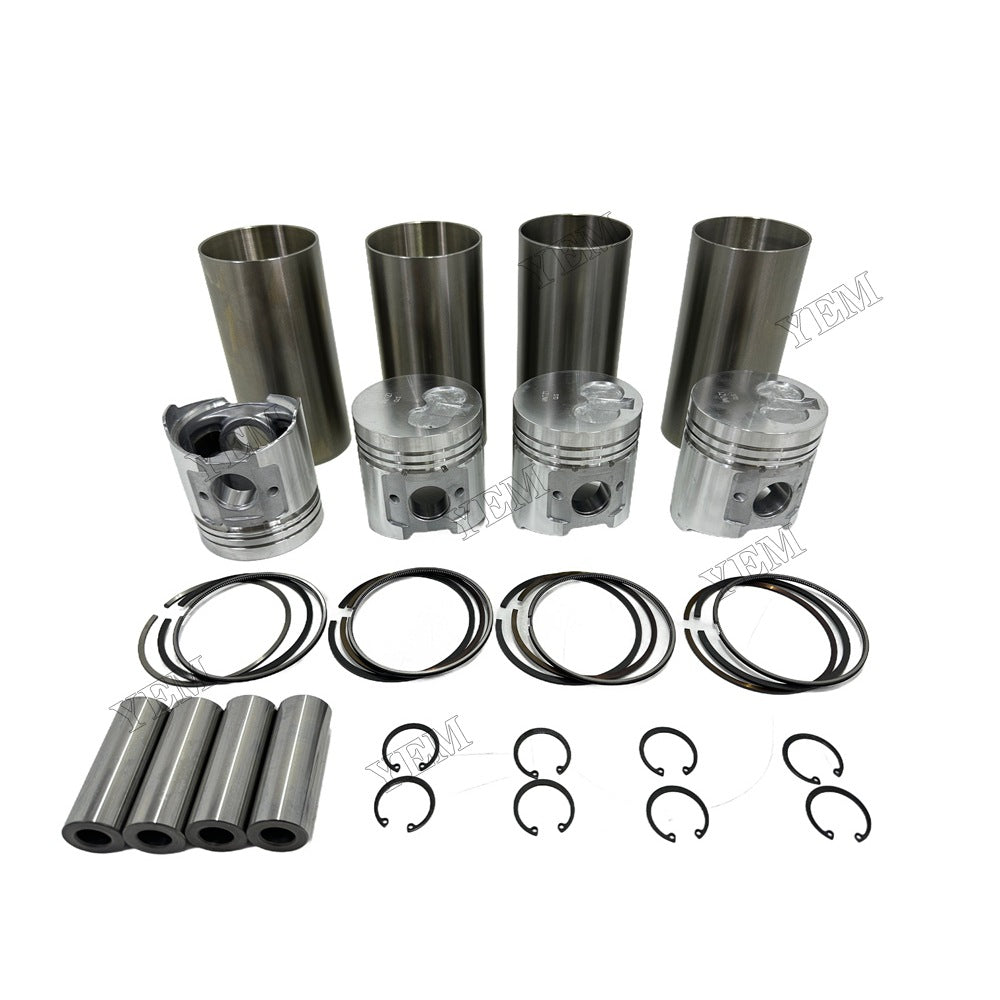 Cylinder Liner Kit Piston With Ring Bush For Yanmar 4TNE92 Engine