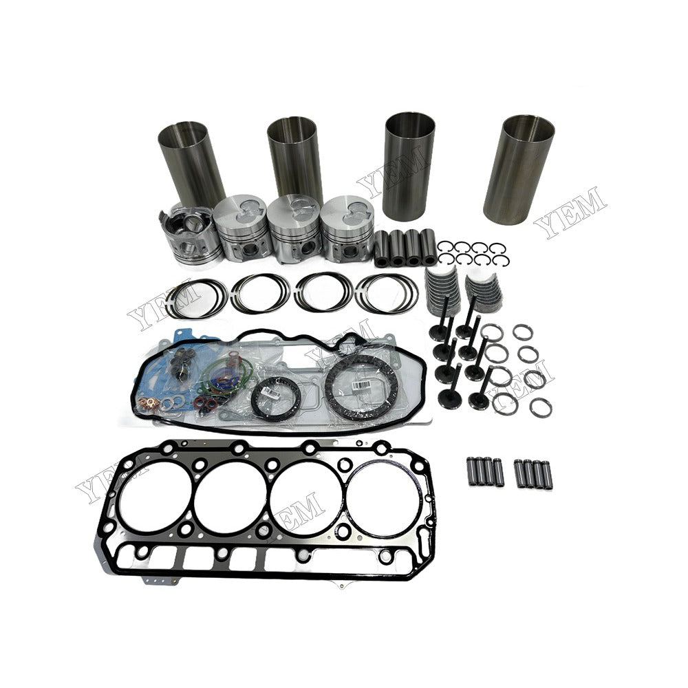 4D98E Overhaul Rebuild Kit Gasket Main and Connecting rod bearings Valve Kit For Yanmar