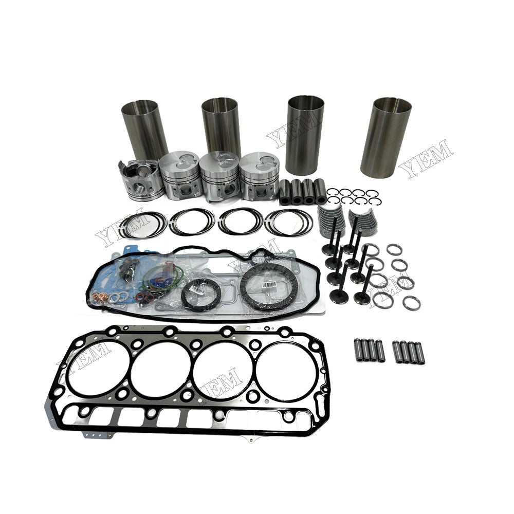 4D98E Overhaul Rebuild Kit Gasket Main and Connecting rod bearings Valve Kit For Yanmar Foe Yanmar