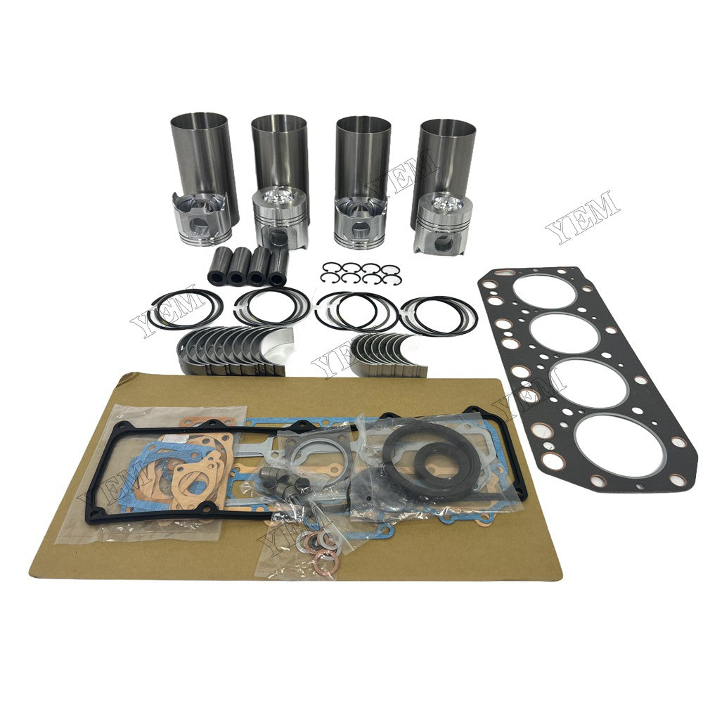 Complete Engine Rebuild Kit With Gasket Bearing For Yanmar 4TNV100 Engine