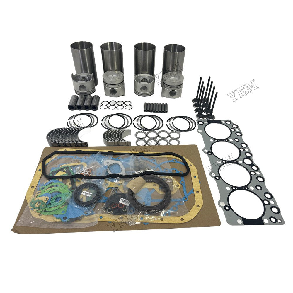 Overhaul Rebuild Kit Gasket Main and Connecting rod bearings Valve Kit For Isuzu 4BD2 Engine