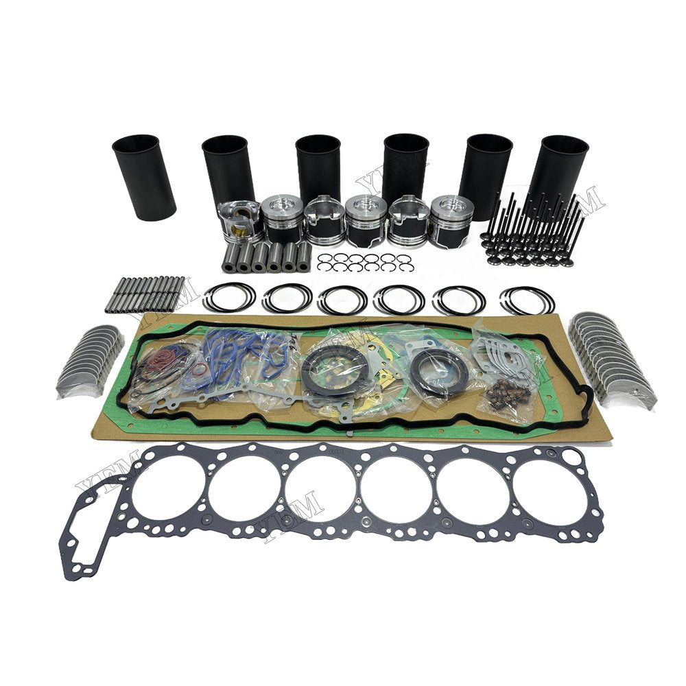 24V J08E Engine Overhaul Kit Main And Rod bearings Gasket Set Valve Guide For Hino Foe Hino