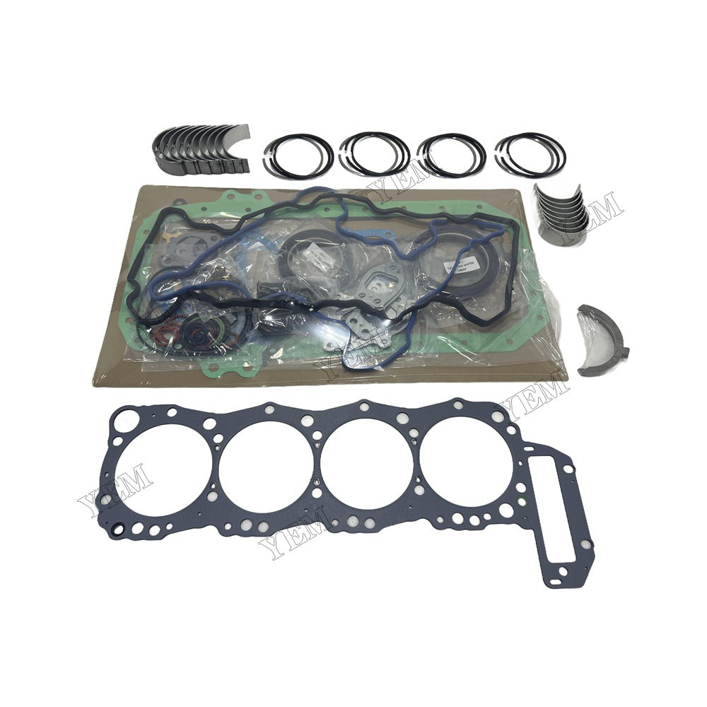 16V J05E Piston ring set Gasket kit Crankshaft and Rod Bearings Set For Hino Foe Hino