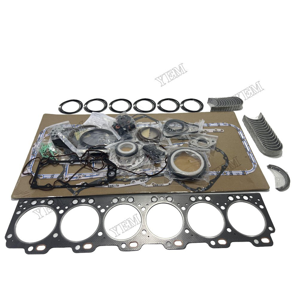 24V 6CT Piston ring set Gasket kit Crankshaft and Rod Bearings Set For Cummins