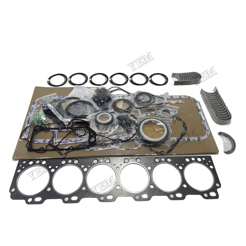 24V 6CT Piston ring set Gasket kit Crankshaft and Rod Bearings Set For Cummins Foe Cummins