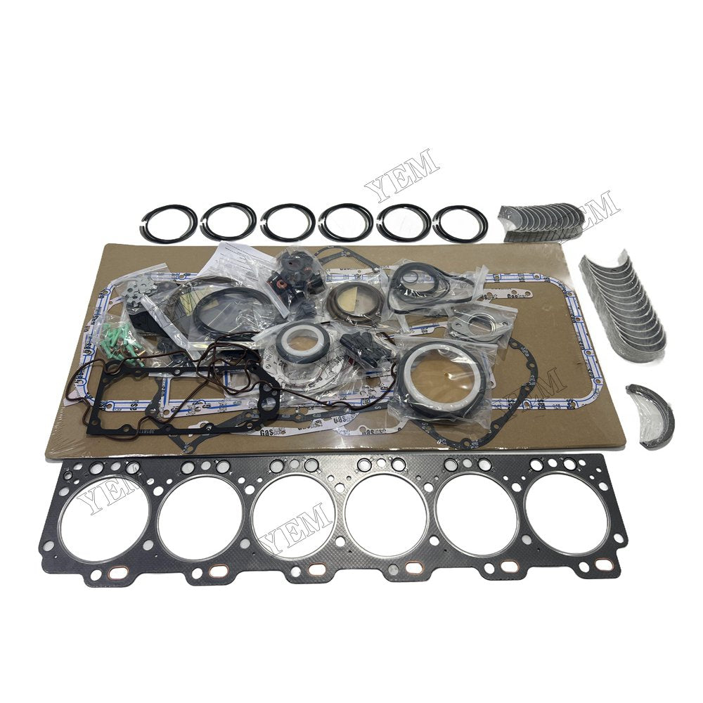 24V 6CT Piston ring set Gasket kit Crankshaft and Rod Bearings Set For Cummins Foe Cummins