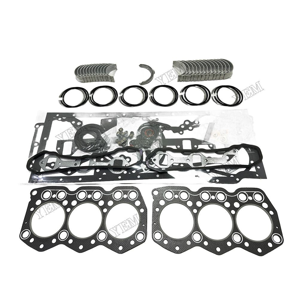 S6E2 Piston ring set Gasket kit Crankshaft and Rod Bearings Set For Mitsubishi