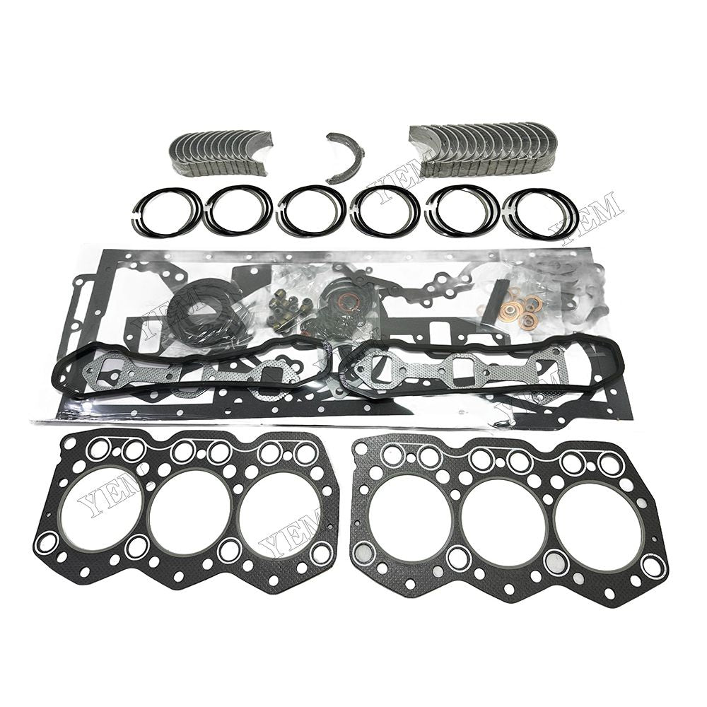 S6E2 Piston ring set Gasket kit Crankshaft and Rod Bearings Set For Mitsubishi Foe Mitsubishi