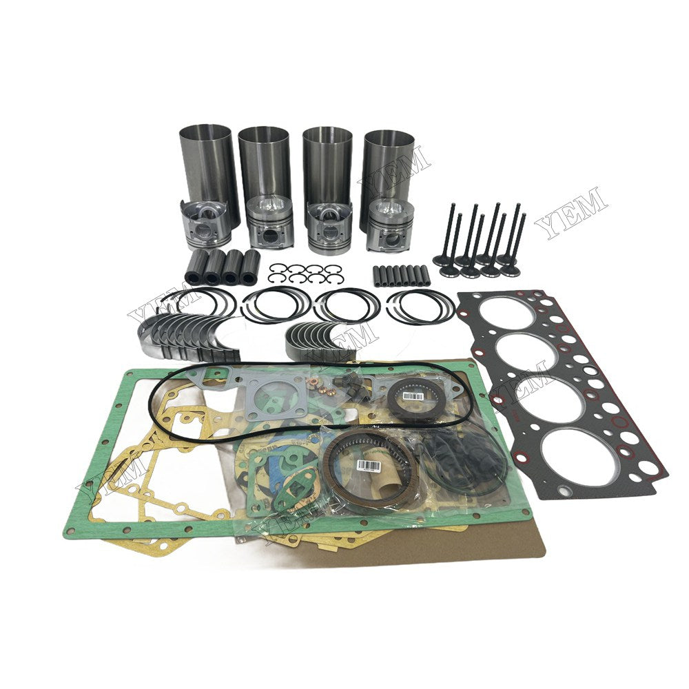 Engine Overhaul Kit Main And Rod bearings Gasket Set Valve Guide For Komatsu 4D95 Engine