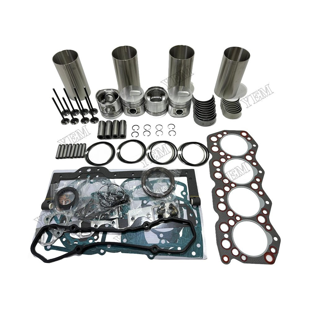 S4E Engine Overhaul Kit Main And Rod bearings Gasket Set Valve Guide For Mitsubishi