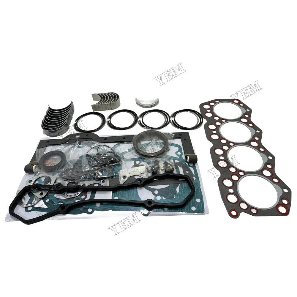 Piston ring set Gasket kit Crankshaft and Rod Bearings Set For Mitsubishi S4E Engine Foe Mitsubishi