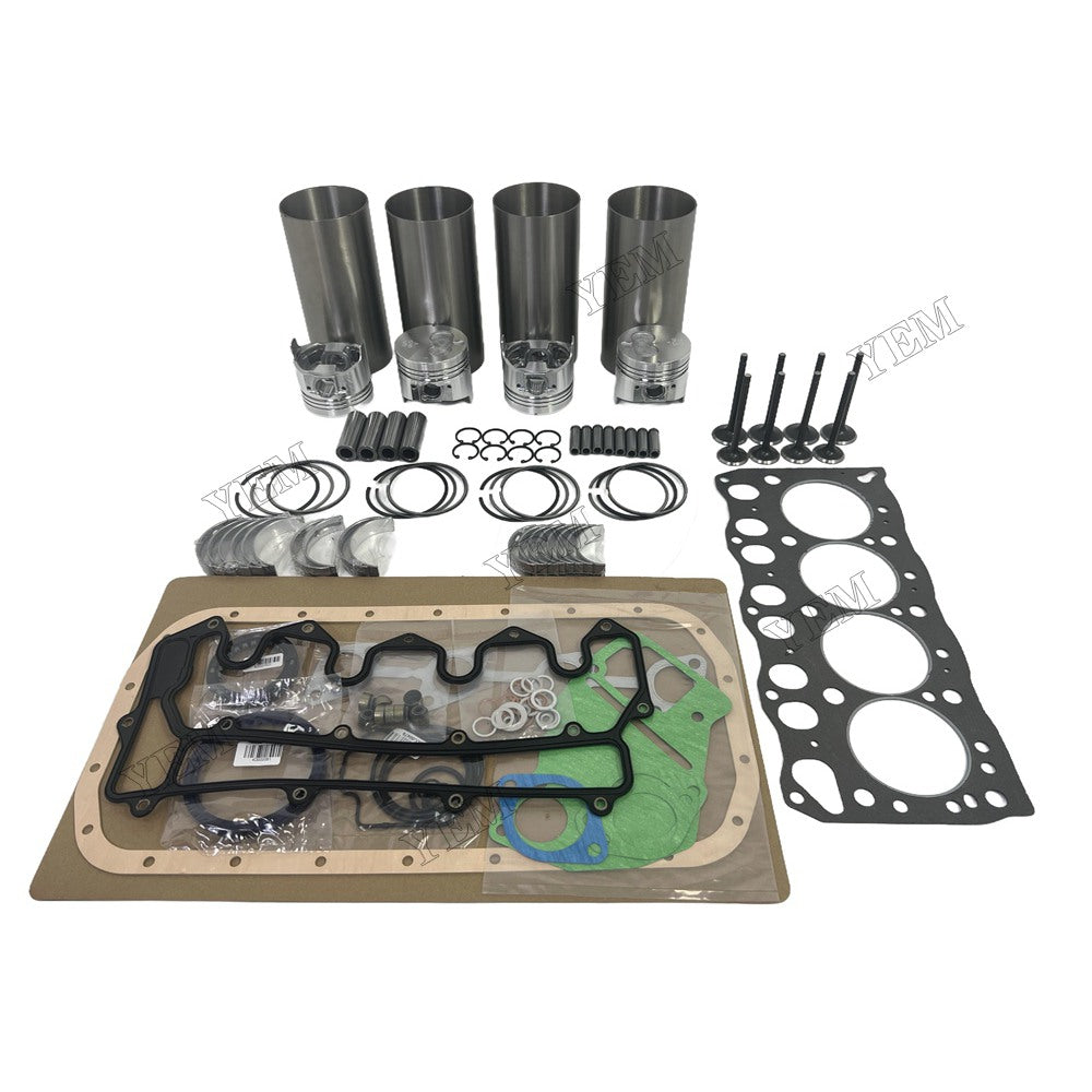 Engine Overhaul Kit Main And Rod bearings Gasket Set Valve Guide For Isuzu 4LB1 Engine